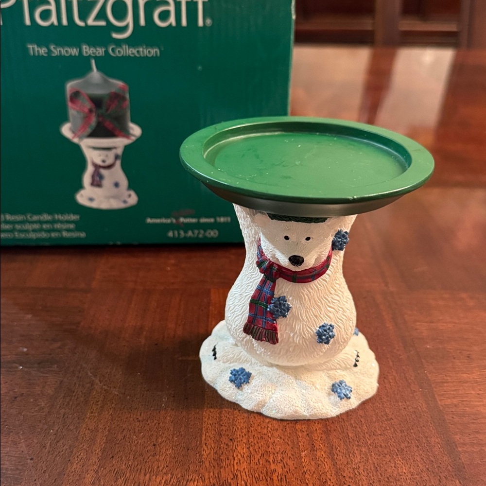 Pfaltzgraff The Snow Bear Collection Candle Holder